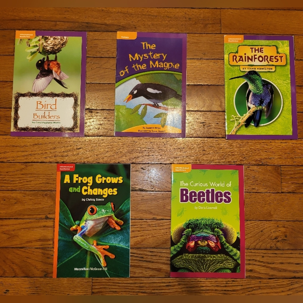 Macmillian McGraw-Hill Informational Nonfiction 5 Pc Book Set #4